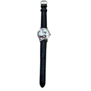 Men's Disneyland Mickey Mouse Watch Limited Edition Leather Black 1.25"